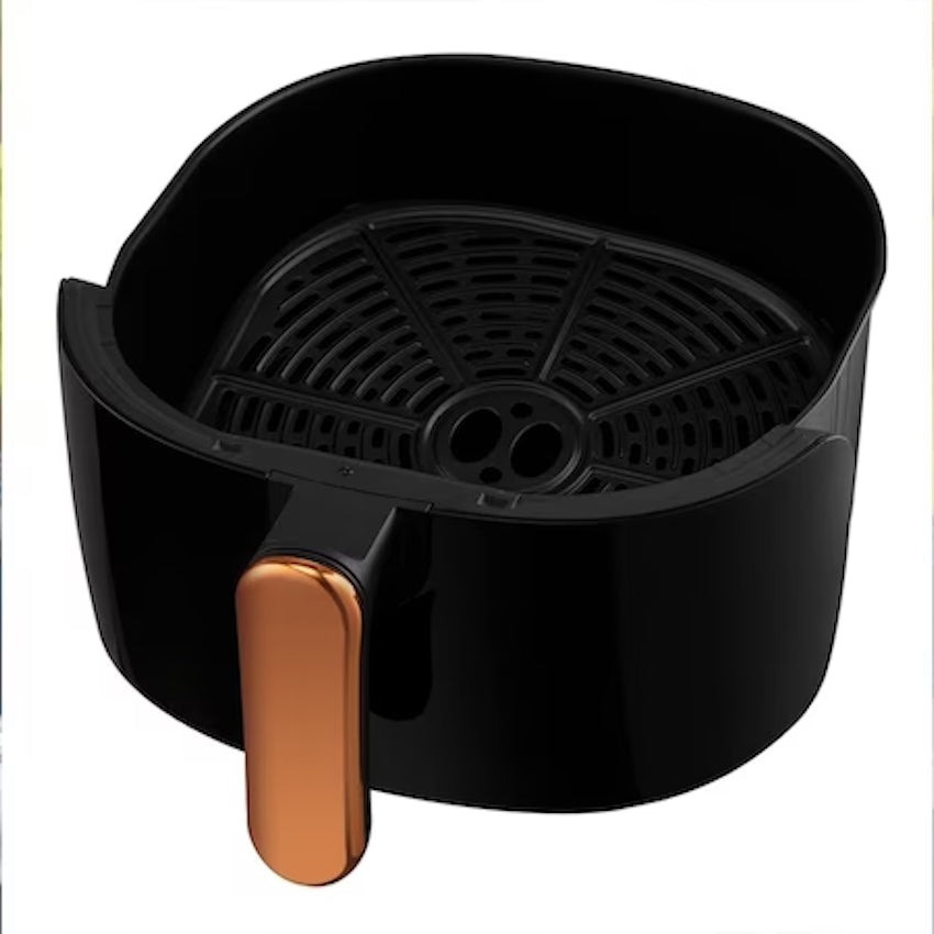 Air Frayer Fripteuza cu aer cald, culoare neagra,2400 W, 6 L Timer, Touchscreen