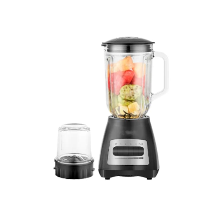 Blender cu rasnita HAUSBERG HB-7770AB,500W,4 trepte de viteza,1,5Litri