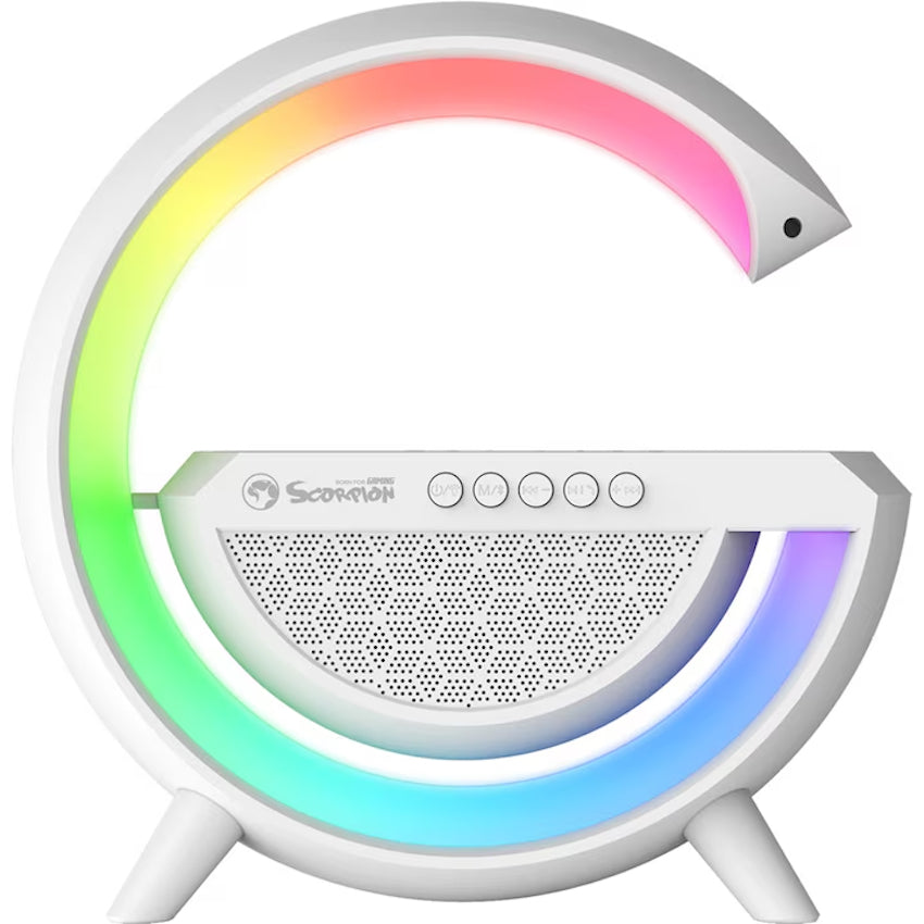 Boxa cu bluetooth, lampa RGB si incarcator de telefon wireless