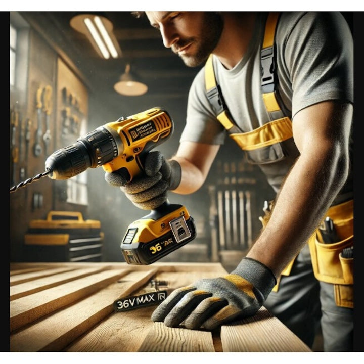 Autofiletantă Profesională 36V cu Percuție, 2 Acumulatori, 30 Accesorii, Putere 500W