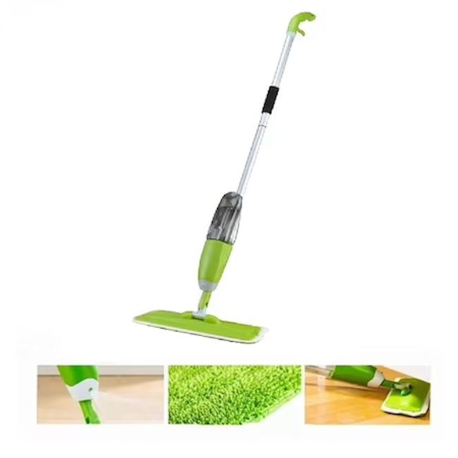 Mop cu spray, cu functie de pulverizare, laveta microfibra, rezervor incorporat 650ml