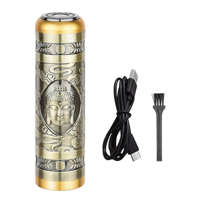 Aparat de ras profesional Balkan Oriental, Mini Shaver fara fir, cu Lame din Inox