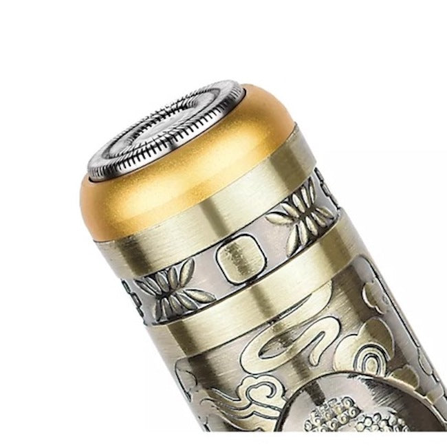 Aparat de ras profesional Balkan Oriental, Mini Shaver fara fir, cu Lame din Inox