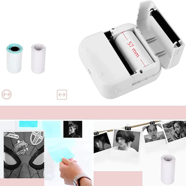 Mini imprimanta termica portabila pentru telefon