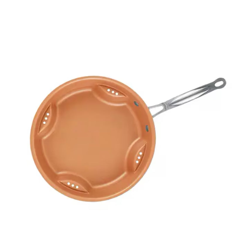 Set cratite antiaderente cu capac Migas, 8 piese