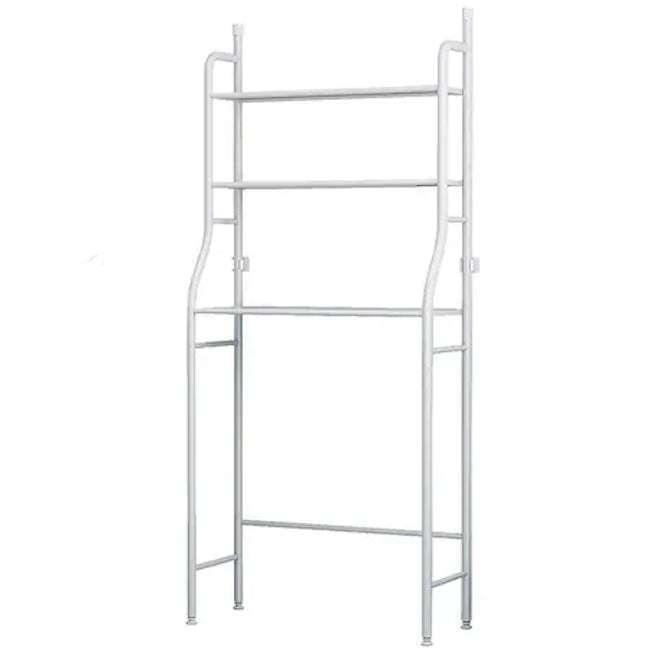 Raft depozitare peste masina de spalat, 3 polite, culoare alba