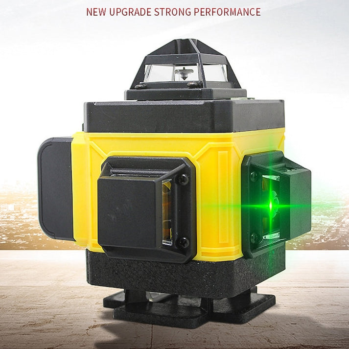 Nivela Laser 4D cu 16 linii verzi, autonivelare, telecomanda si trepied 150 cm