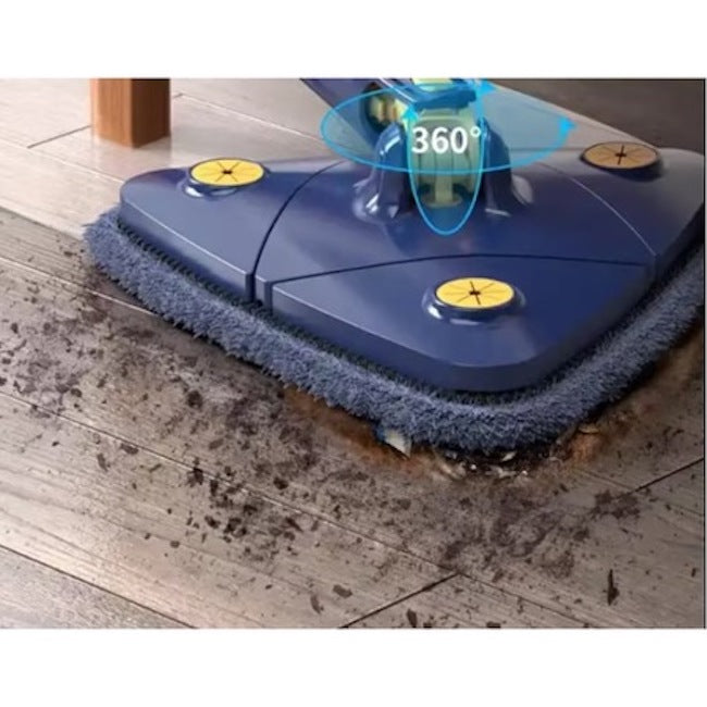 Mop rotativ multifunctional cu storcator automat, rotire 360 grade, telescopic
