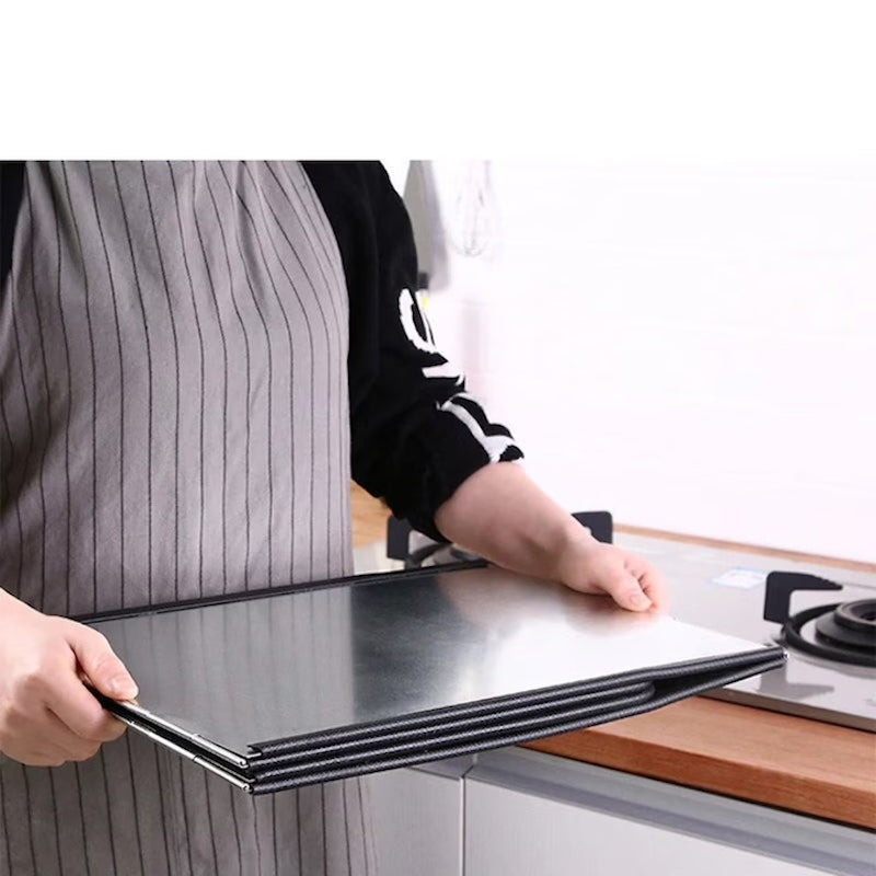 Protectie anti-stropi pentru aragaz, 3 elemente, 133 x 30 cm