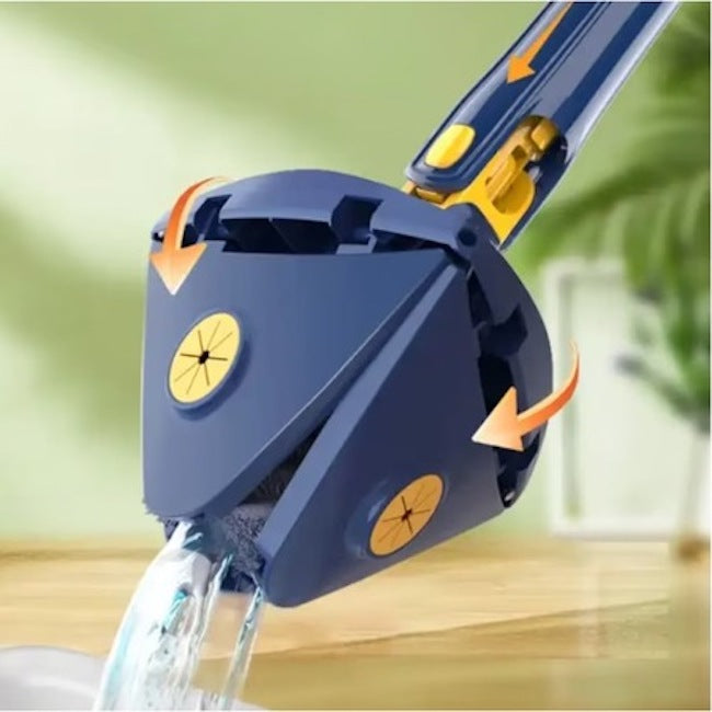 Mop rotativ multifunctional cu storcator automat, rotire 360 grade, telescopic