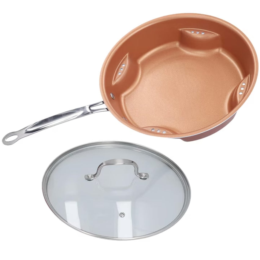 Cratita Migas Air Fry Pen, antiaderenta  cu capac