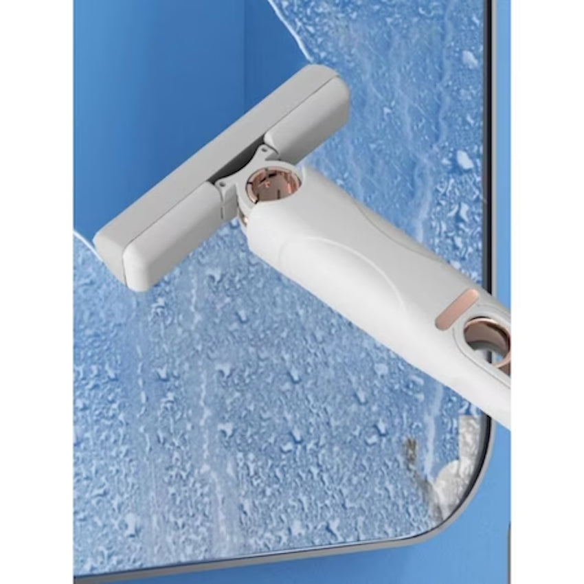 Mini mop pentru geamuri si suprafete, sistem autostoarcere