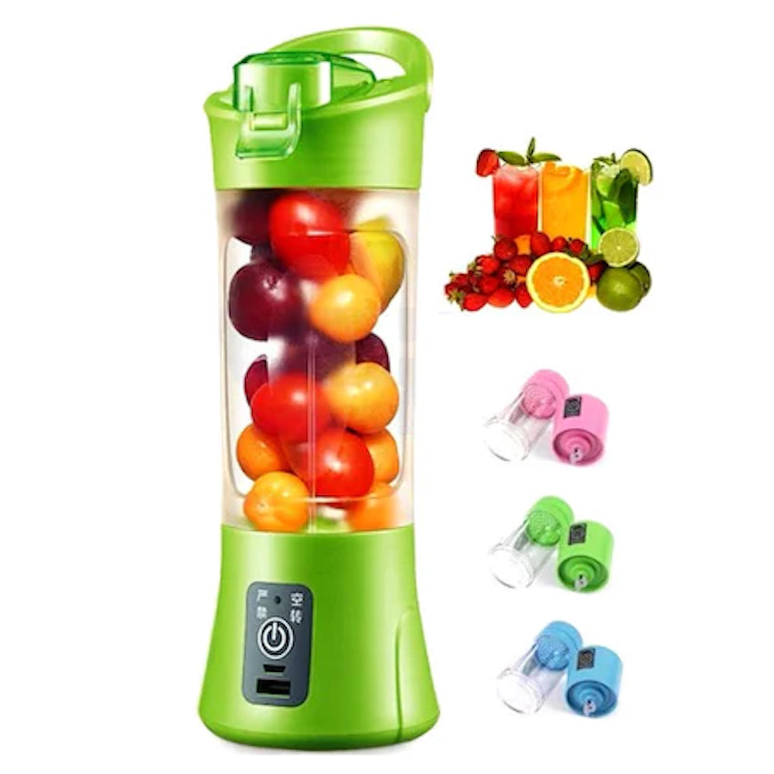 Blender Twister portabil pe baterie reincarcabila, conectare prin USB, Capacitate 380ml