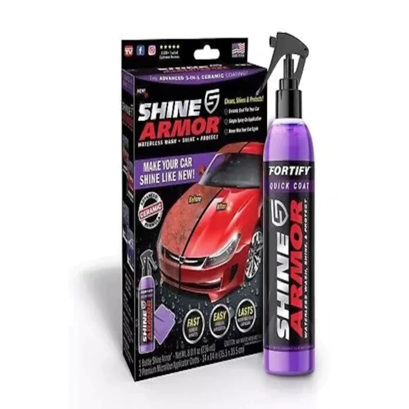 Set Kit auto Shine Armour, ceara lichida, ceramica, 236ml