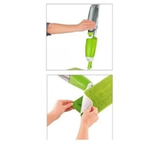 Mop cu spray, cu functie de pulverizare, laveta microfibra, rezervor incorporat 650ml