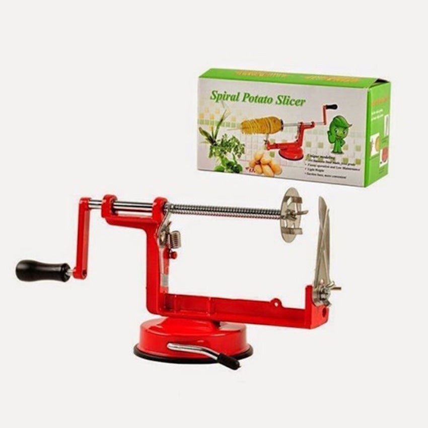 Aparat pentru taiat cartofi in spirala