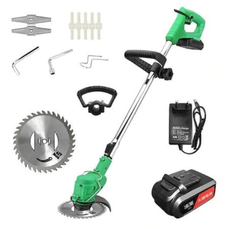 Motocoasa electrica cu 2 acumulatori, 24 V