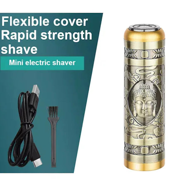 Aparat de ras profesional Balkan Oriental, Mini Shaver fara fir, cu Lame din Inox