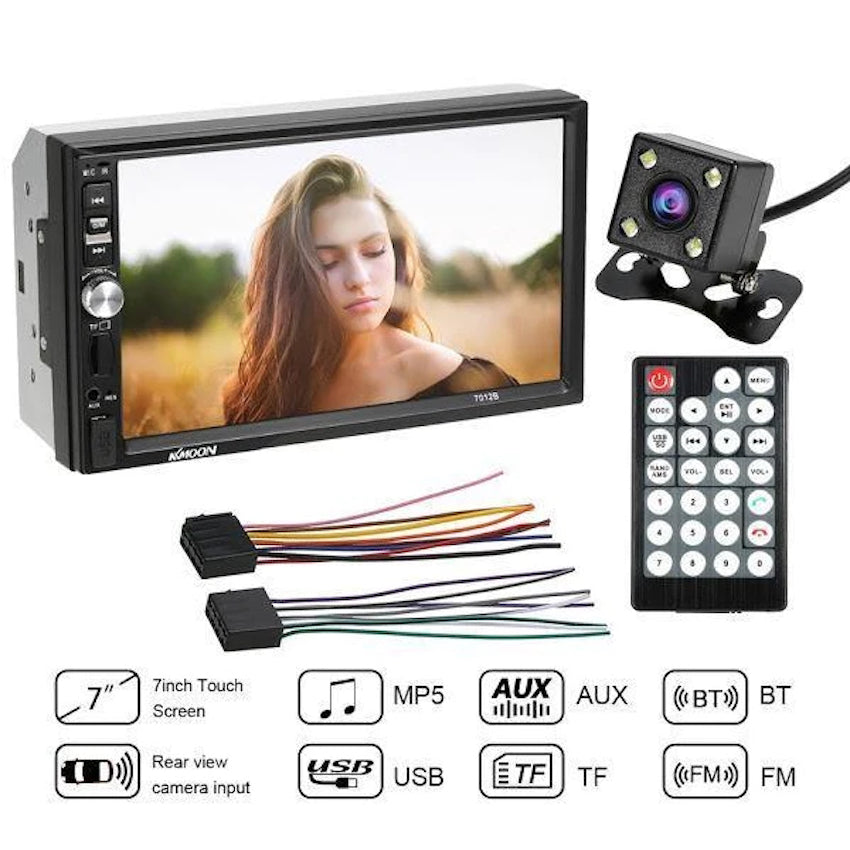 Player auto MP5 cu display touchscreen 7 inch, Bluetooth, Slot USB si MicroSD