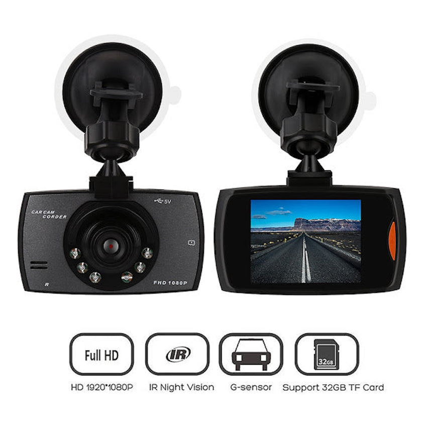 Camera video auto, Full HD 1080P, DVR LCD, Night vision, G-sensor